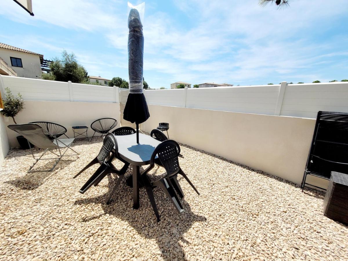 Logement Independant "Les Coquelicots", Terrasse Proche Des Plages Et Montpellier Жувиньяк Экстерьер фото